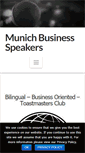 Mobile Screenshot of munich-business-speakers.de
